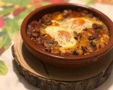 Foto del paso 3 de la receta: Cazuela de champiñones y huevo