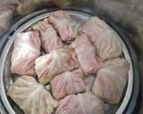 Foto langkah ke 6 dari resep Siomay Kubis isi Daging.
