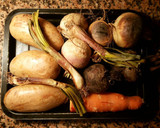 Foto del paso 3 de la receta: Patata asada rellena de tubérculos