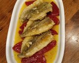 Foto del paso 5 de la receta: Pescadillas a la andaluza con piquillos confitados