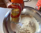 A picture of step 2 of Fafda ganthia.