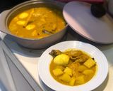 Foto langkah ke 7 dari resep Gulai Ayam Kentang Telur.