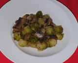 Pas rețetă Varză de Bruxelles cu ciuperci 3 fotografie