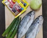 Gambar langkah 1 resipi Easy ikan cencaru sumbat belakang air fryer.