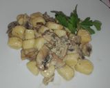 Foto del passaggio 1 della ricetta Gnocchetti di crescenza con funghi