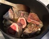 Une image de l'étape 6 de Chevreau aux légumes et os à moelle façon pot au feu revisité.