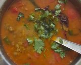 A picture of step 7 of Whole Moong Dal Curry.