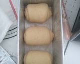 Foto langkah ke 9 dari resep Roti Tawar Pisang Keju (Autolyse).