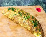 Foto del paso 6 de la receta: Espinaca a la francesa con jamón y queso (tortilla)