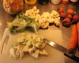 Foto del paso 1 de la receta: Martes, con sopa de miércoles, primaveral y soleado