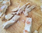 Foto del paso 6 de la receta: Pasta en salsa de pimientos con pollo