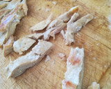 Foto del paso 6 de la receta: Pasta en salsa de pimientos con pollo