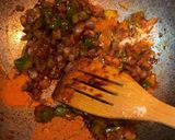 A picture of step 4 of Paneer Bhurji Dosa.