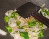 A picture of step 4 of Chicken Chilli.