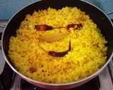 A picture of step 2 of Lemon Rice.