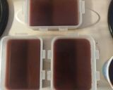 Foto langkah ke 2 dari resep Dessert Box Puding Marie Coklat fla Keju.