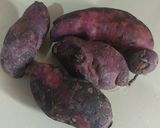 A picture of step 1 of Fried Sweet Potatoes.