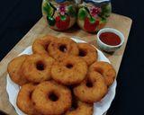 A picture of step 5 of Sooji Potato Vada.