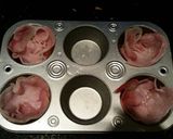 A picture of step 3 of mini breakfast bites.