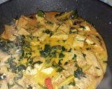 Foto langkah ke 7 dari resep Gulai Daun Pepaya Jepang Campur.
