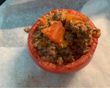 Foto del paso 3 de la receta: Tomate relleno de carne picada con cous cous