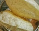 A picture of step 2 of Halwa poori aloo tarkri.