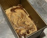 Φωτογραφία βήματος 4 της συνταγής Banana marble cake (χωρίς ζάχαρη)