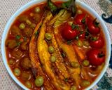 عکس مرحله 5 از دستور خورش بادمجان با گوشت قلقلی و غوره