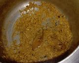 A picture of step 1 of Jeera Rice.