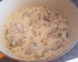 Foto del paso 4 de la receta Lomo de cerdo ibérico en salsa de yogur y champiñones con quinoa