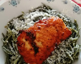 Foto del paso 1 de la receta: Fideos de espelta con salmón