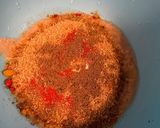 A picture of step 2 of Salmon rava fry.