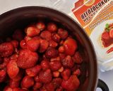 Diétás eperlekvár 🍓 recept fázis 1 fotója