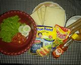 Foto langkah ke 1 dari resep Sandwich Pelangi.
