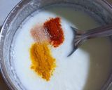 A picture of step 3 of Drumstick Kadhi.