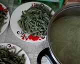 Foto del paso 3 de la receta: Fetuccinis artesanales de espinacas con strogonoff de pollo y champiñones