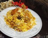 A picture of step 7 of Bombay biryani.