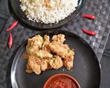 A picture of step 10 of Chicken tempura.