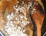 A picture of step 1 of Coconut til laddu.