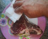 Φωτογραφία βήματος 1 της συνταγής T-Bone Steak με Σπαράγγια