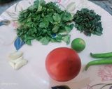 A picture of step 1 of Special harri chutney.