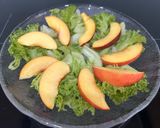 Hình bước làm 3 của món Salad Đào, Ức Gà, Đậu Đỏ