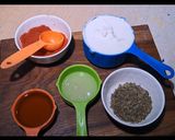A picture of step 1 of Tandoori mayonnaise.