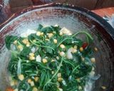 Foto langkah ke 6 dari resep Tumis Bayam Jagung | Diet Bumil 28 week | Day 2.