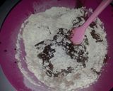 A picture of step 2 of Chocolate fudge cake.
