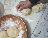 A picture of step 9 of Maandazis.