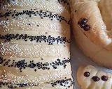 Foto langkah ke 8 dari resep Roti Sisir Wijen (sponge & dough methode).