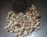 A picture of step 1 of Peanut coconut barfi.