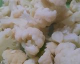 Foto del paso 4 de la receta: Cazuela de coliflor gratinado con jamón y mozzarella