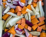 A picture of step 2 of Vegetable bake.